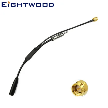 

Eightwood Conversion DAB/DAB+ Radio Antenna Aerial DAB Converter/AM/ FM Converter/Splitter with SMA Adapter For AutoDAB