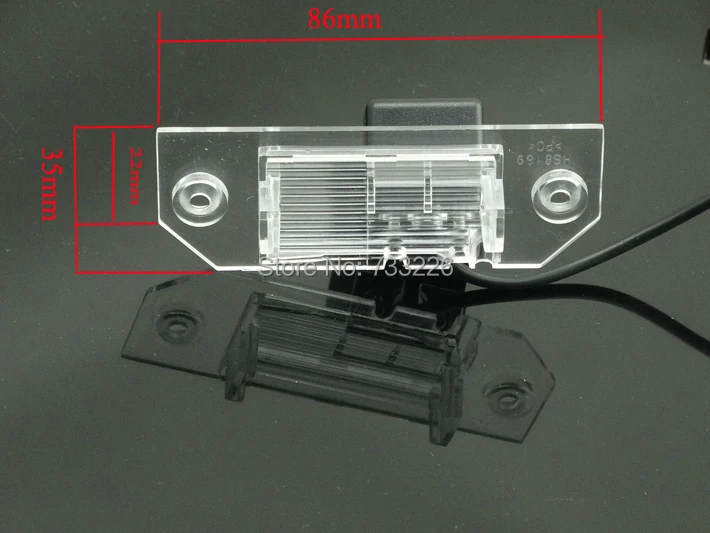 2 в 1 HD 4," 800*480 Зеркало монитор+ HD CCD парковочная камера для Ford Focus Sedan(2)(3)/08/10 для Фокус ночное видение Цвет