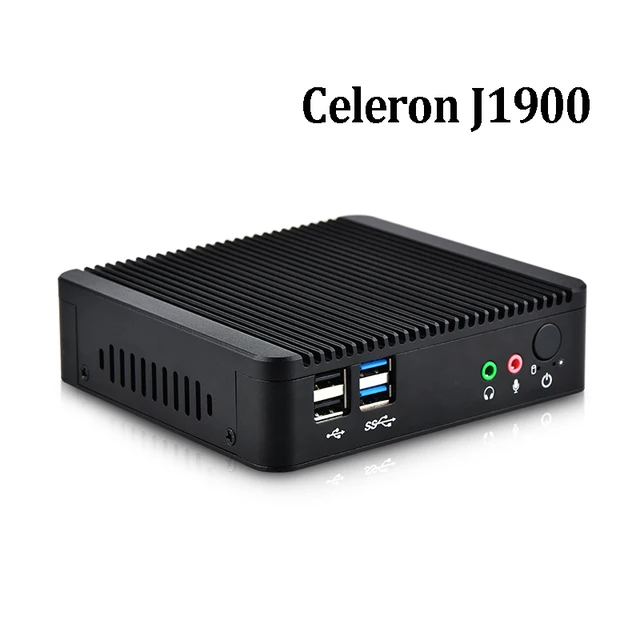 Mini pc X86 Intel Celeron J1900 Quad Core dual lan Mini Desktop