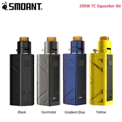 Smoant Battlestar 200 Вт TC Squonker Комплект 7 мл ёмкость поле mod и battlestar Squonker RDA Двойной 18650 Vape электронные сигареты наборы