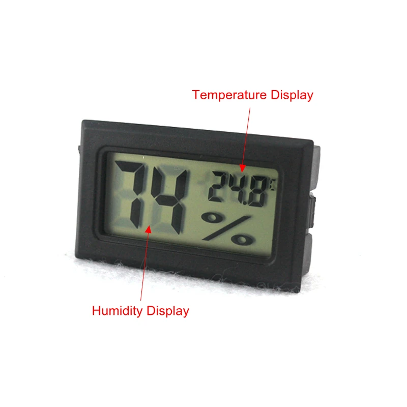 Цифровой термометр-гигрометр, измеритель температуры и влажности для дома-50~ 70C 10%~ 99% RH ЖК-дисплей