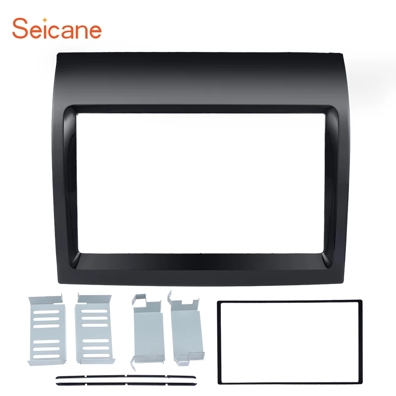 

Seicane beautiful Black Adapter DVD Player 2Din Car Fitting kit Car Radio Fascia Frame Panel for 2011 FIAT DUCATO Dash Mount Kit