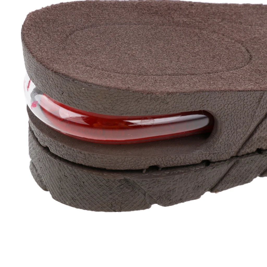 1Pair Breathable Height Increase Insoles Soft Full Length Shoes Elevator Lift Pad Heels Inserts Cushion