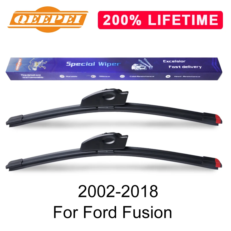 Сменные щетки стеклоочистителя QEEPEI сменные для Ford Fusion 2002 2018 резиновые