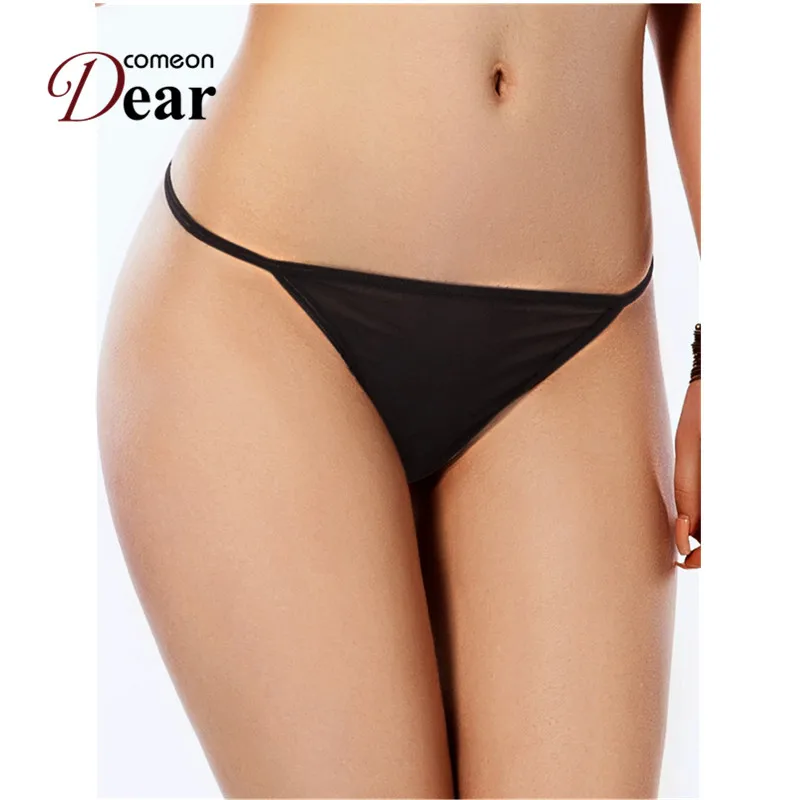 

PA5019 Comeondear Women Plus Size Panties Sexy G String Fashion Black White Red Women's Thongs Briefs Low Waist Underwear