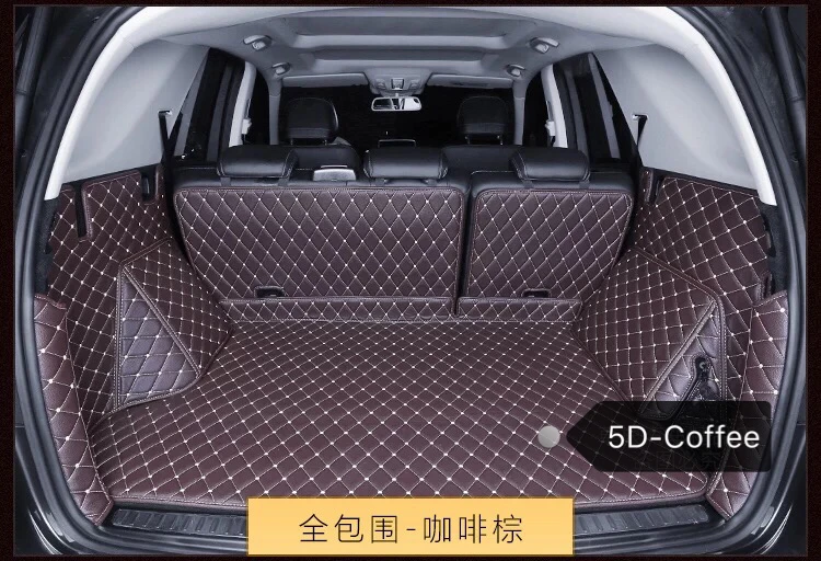 Leather Car Trunk Mat Cargo Carpet Rug For Gmc Yukon Sierra Custom Fit