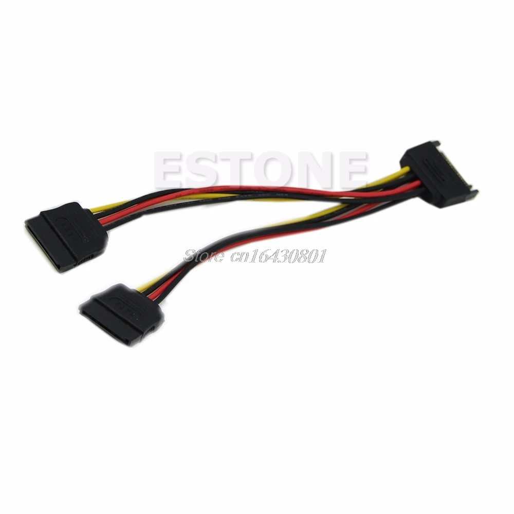 20 см SATA Power T/Y сплиттер удлинитель адаптер S08 Оптовая и Прямая поставка|power adapter