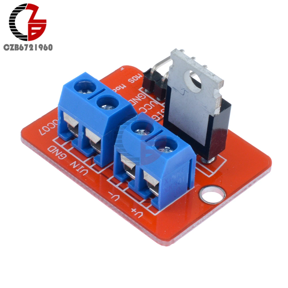 

5Pcs 0-24V Top Mosfet Button IRF520 MOS Driver Module for MCU ARM Raspberry Pi