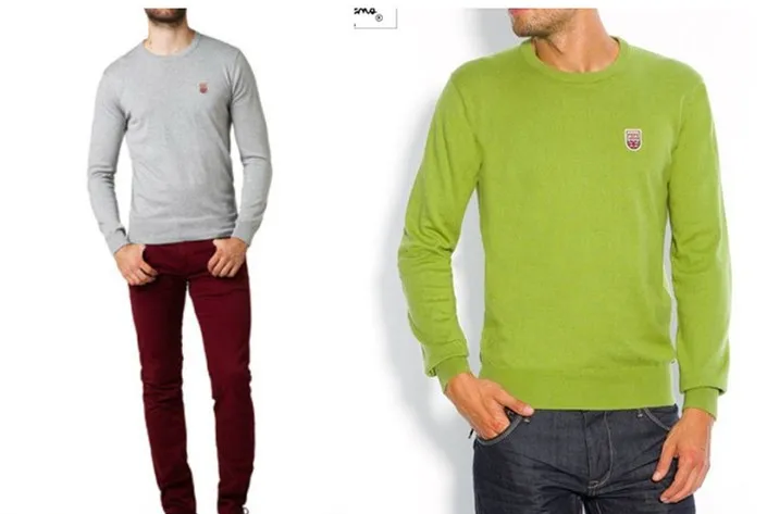 Весна осень мужской модный свитер LS o-образный вырез мужской модный мужской вязаный свитер Pull cachemire homme UK Размер s-xl скидка