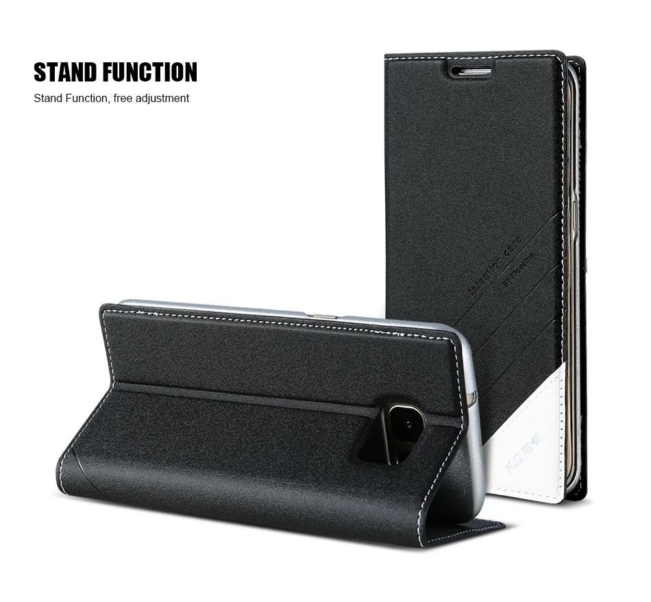 Magnetic Flip Leather Case For iPhone 5 6 7 Plus Card Slot Cover S8 BOB (10)