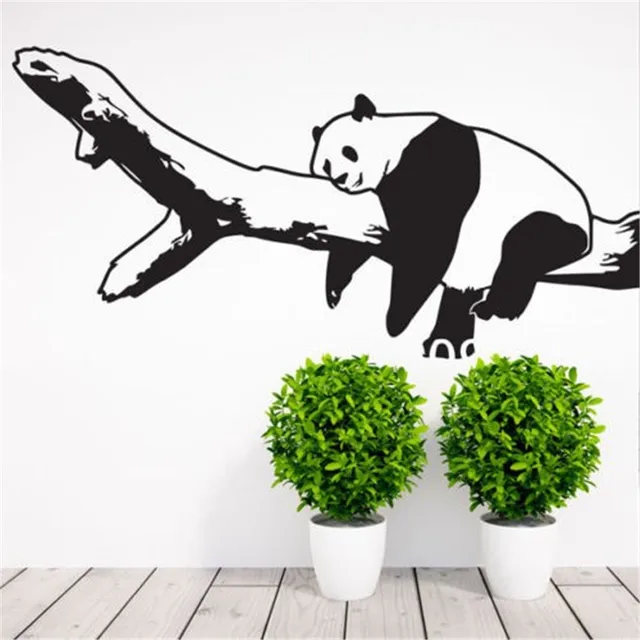 Nursery Room Panda Bear Wall Decal Art Decor Sticker Vinyl Nursery Room Panda Bear Wall Decal Art Decor Sticker Vinyl Stickers Home Bedroom