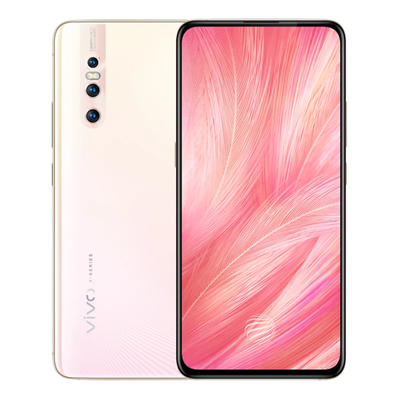 Оригинальный Vivo X27 мобильный телефон 6,39 дюймов 8 GB + 256 GB Snapdragon 710 Android 9 48.0MP трех снимков 4000 mAh смартфон