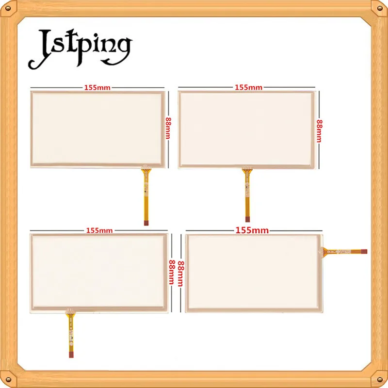 Jstping 4-проводной сенсорный экран 6 2 дюйма 155*88 мм 155 * 88 HSD062IDW1 4-контактный внешний