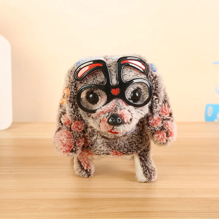 Electronic Dog Pet Walk Bark Puppy Electronic Pets Cute Robot Dog Kids Gift Plush Pet Dog Toys For Children Birthday Gifts