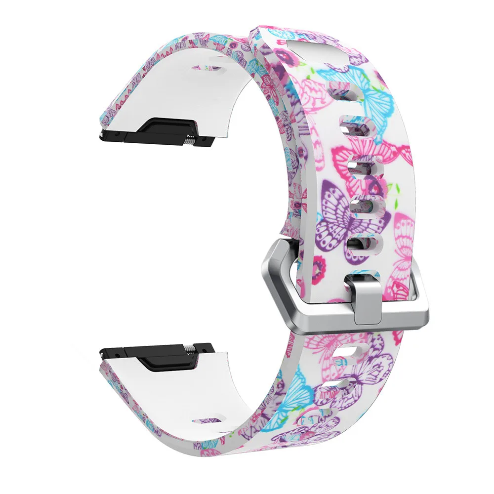 Спортивные Мягкие силиконовые часы ремешок для Fitbit ионной умные часы ремешок фитнес замена Браслет дышащий браслет красочные - Цвет ремешка: C