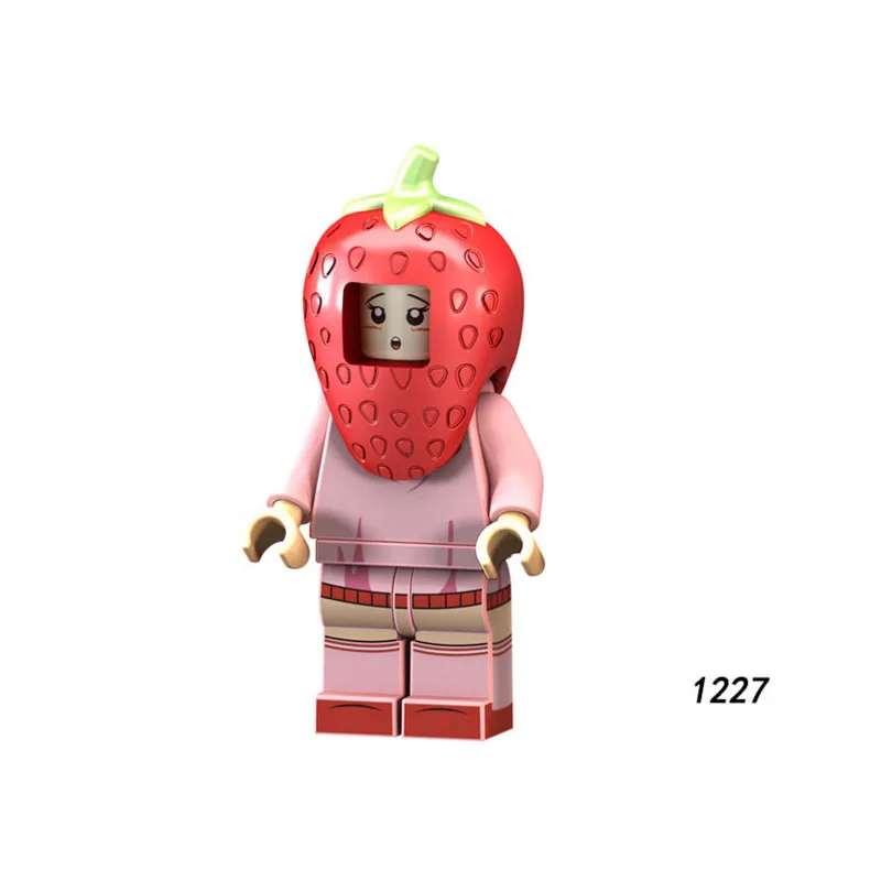 

Single Sale Super Heroes Star Wars 1227 Strawberry loli Building Blocks Figure Bricks Toys kids gifts