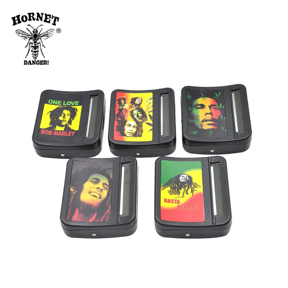 

Plastic Automatic Cigarette Tobacco Roller Rolling Machine Box for 78MM SIZE Rolling Paper Rolling Machine Case.Pattern Random