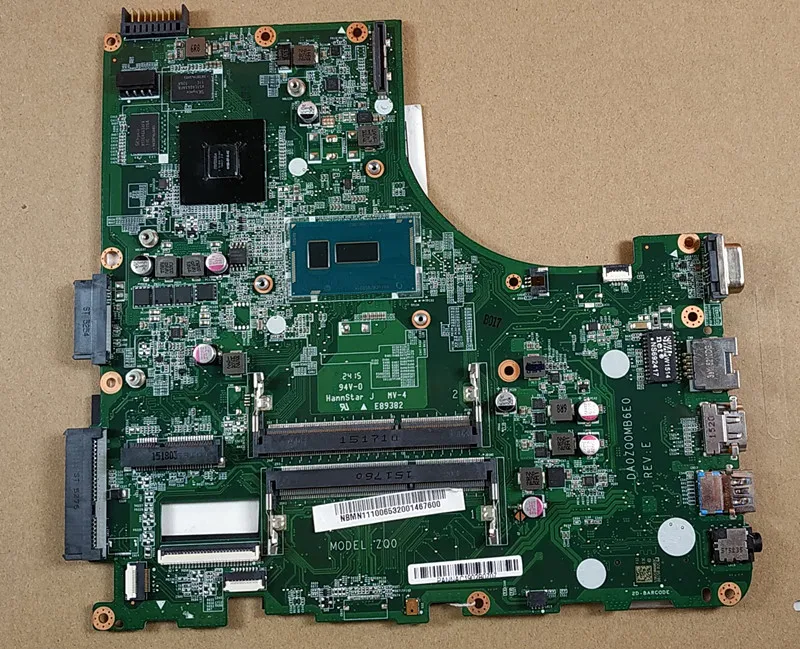 Подходит для Acer aspire E5-471 E5-471G материнская плата ноутбука V3-472P CPU с GT820M GPU |