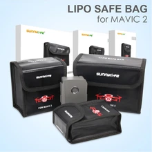 Sunnylife Explosion-proof LiPo Sichere Tasche Batterie Schutz Lagerung Tasche für DJI MAVIC 2 PRO & ZOOM Drone(China)