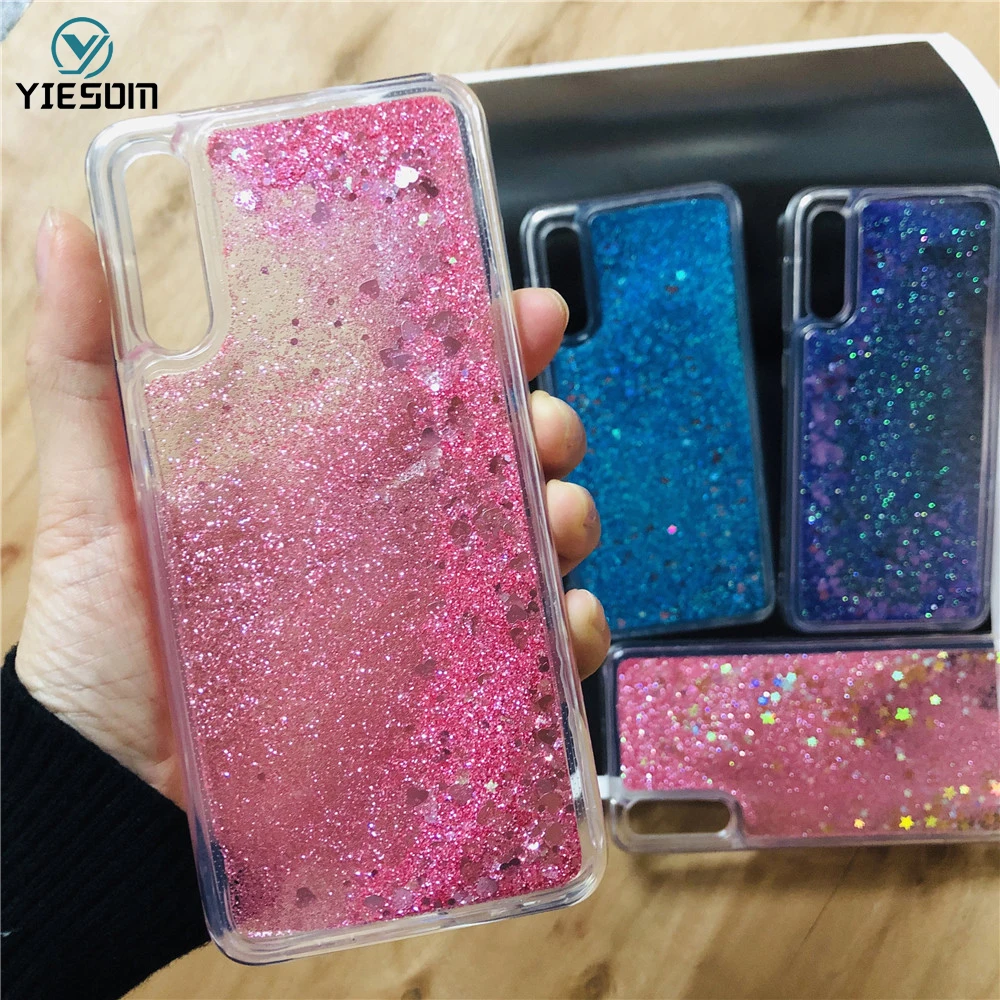 

Case For Samsung Galaxy A50 A30 A70 A20 A10 M10 M20 M30 Liquid Glitter Soft Silicon Cover A6 A8 J4 J6 Plus A7 2018 S8 S9 S10+