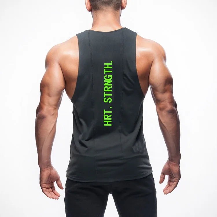 Gym Tank Top Men Sports Fitness Vest Sleeveless Undershirt GymShark Singlet Bodybuilding Stringer Muscle Men\'s Training Vests (2)