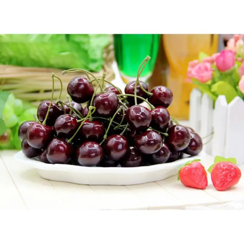 Artificial Cherry Fake Fruit Plastic Simulate Fruits And Vegetable