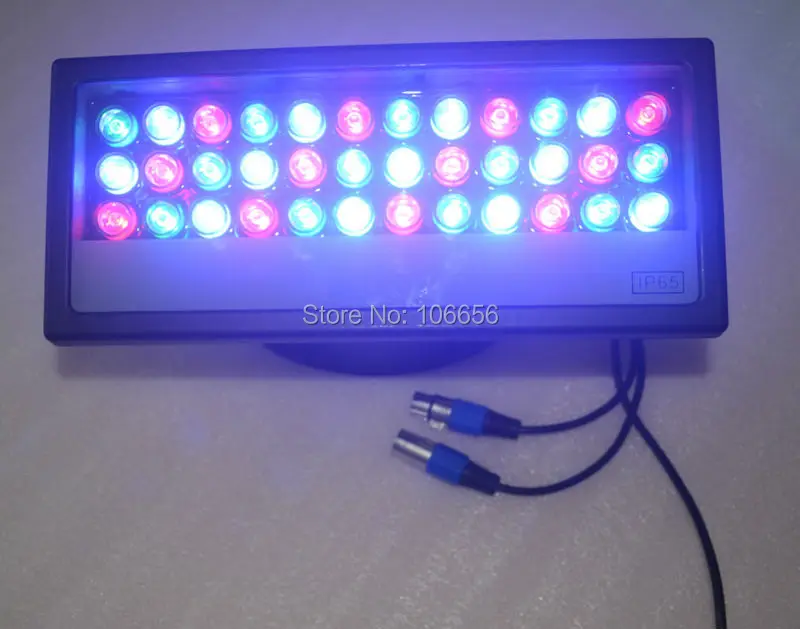 

110V 220V AC85-265v DMX512 36W RGB FLOODLIGHT LED WALL WASHER