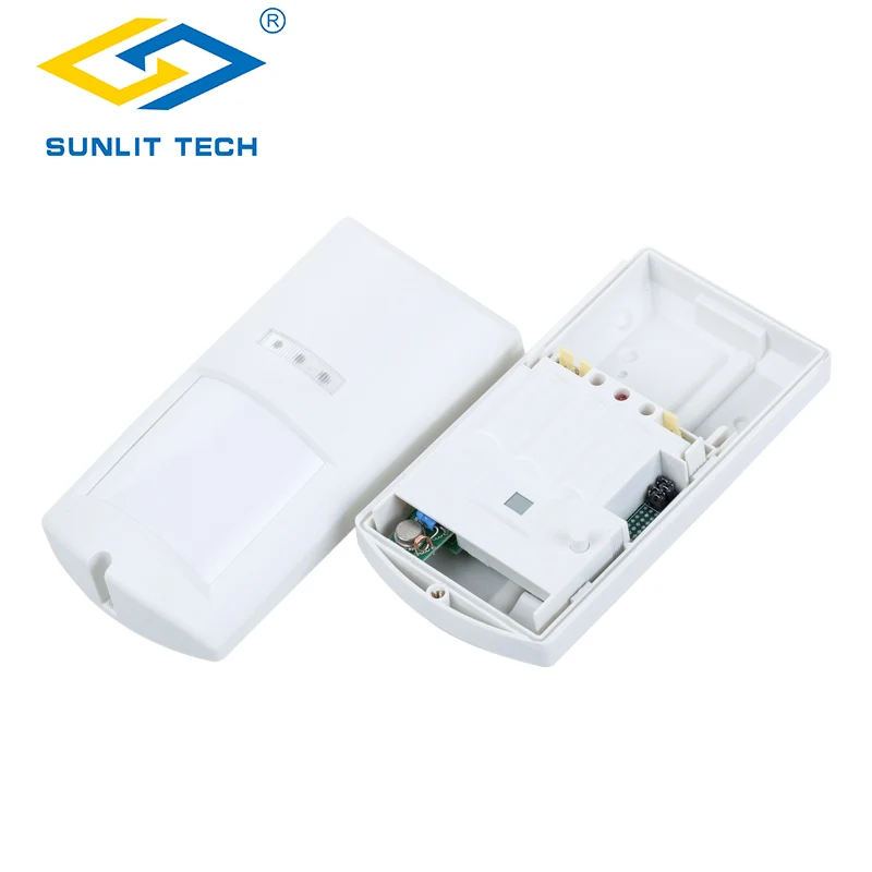 Sensor de Movimento ao ar Inteligente com Fio Sistema de Alarme Detector de Movimento à Prova Livre Dual-tecnologia Lente Grande Angular Infravermelho Microondas d' Água Pir 7 Cheap pir detector