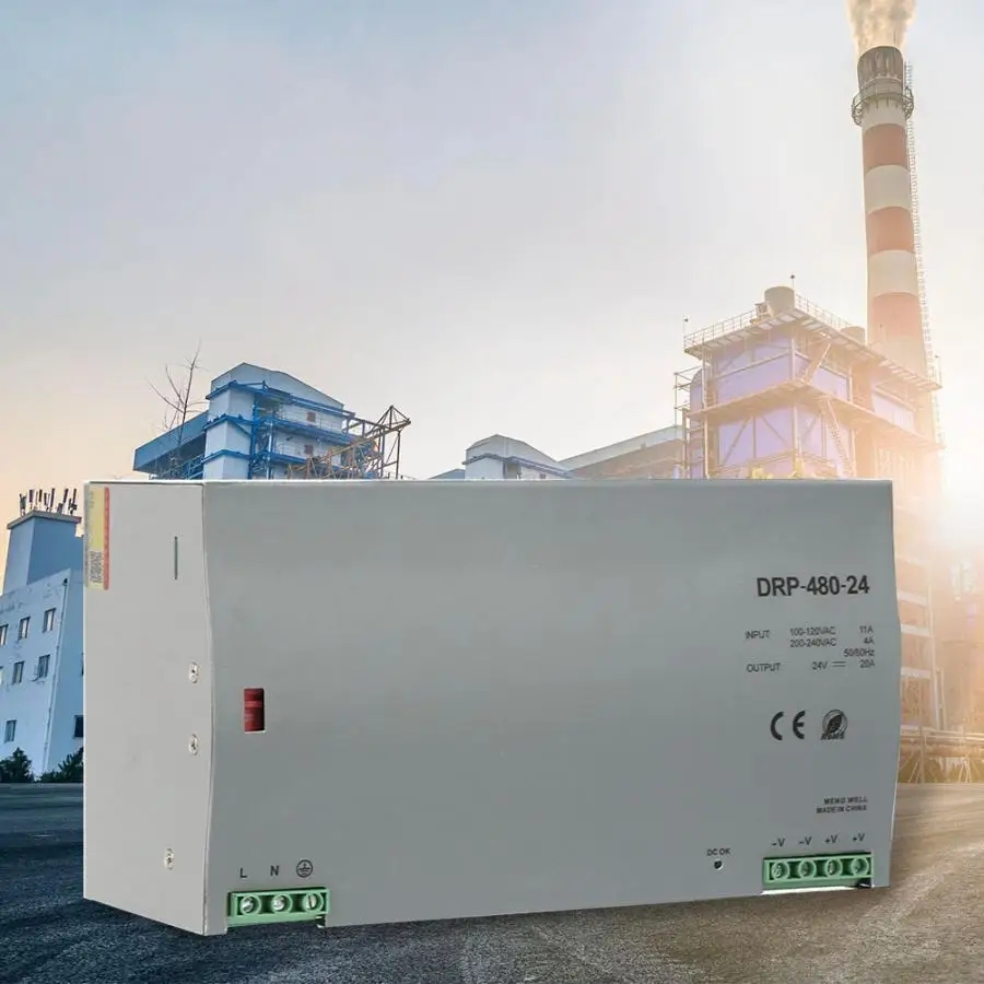 DRP 480 24 Вт в источник питания на Din рейке AC/DC импульсный питания|Импульсный питания|