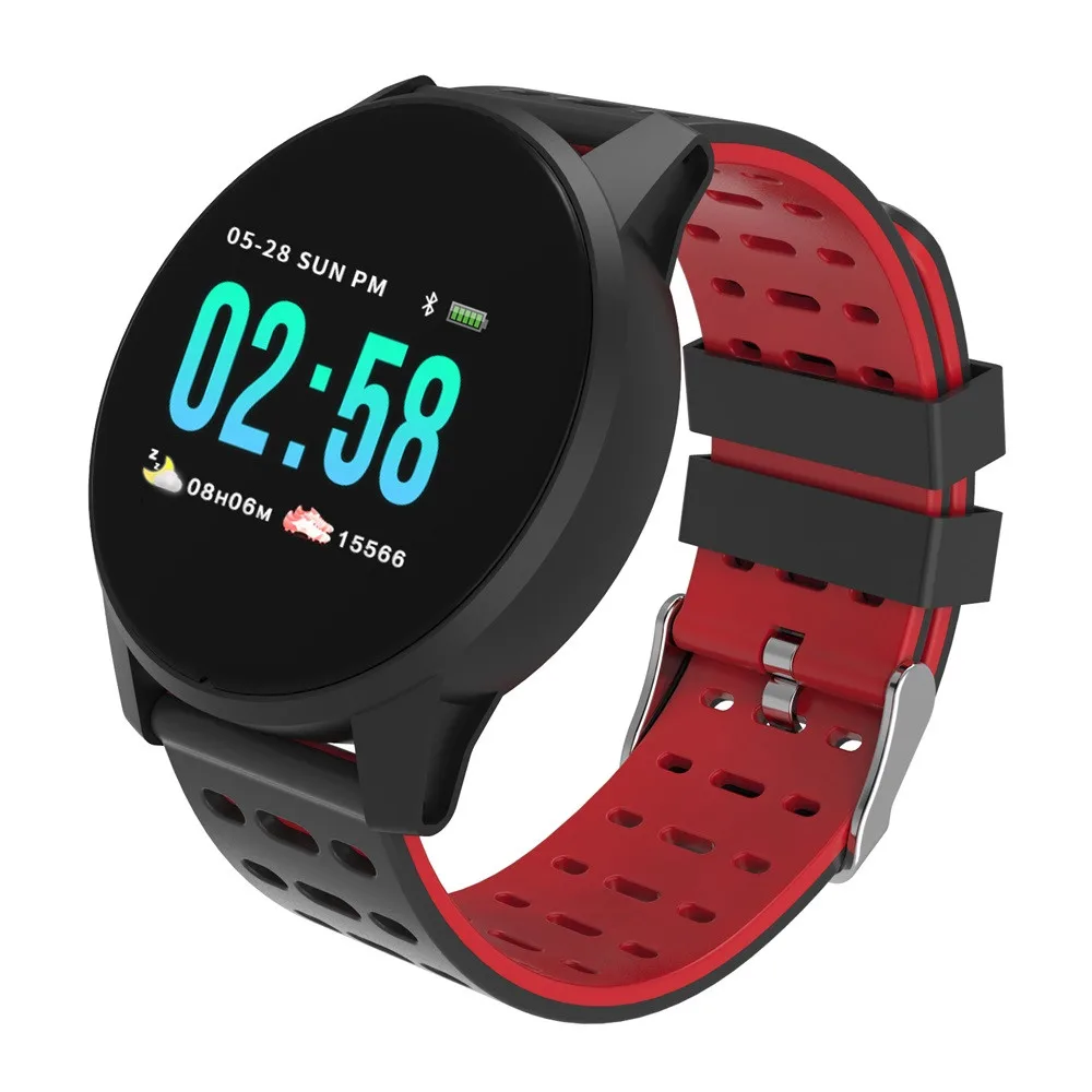 

2019 Men Women Smart Watch Bluetooth Phone Mate Full Round Screen SIM Fitness Watch amazfit bip watch smart watch IP67 W