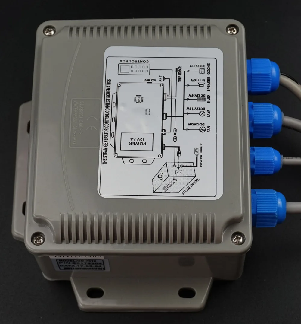Полный набор паровой душевой контроллер с 3 кВт и 5 кВт 220 в паровой GD-7012