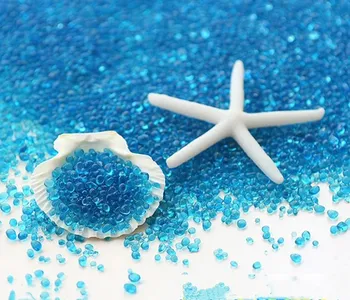 

100g/lot 2017 New Hot Glass Pebbles Artificial Stone Walkway Background Aquarium Garden Fish Tank Decoration A093