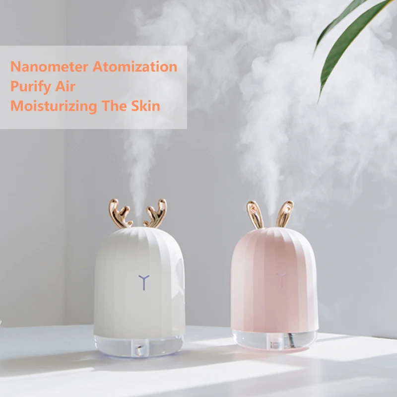 Preise Hohe Qualität 220ML Ultraschall luftbefeuchter Aroma Ätherisches Öl Diffusor für Home Auto USB Fogger Mist Maker mit LED nacht Lampe