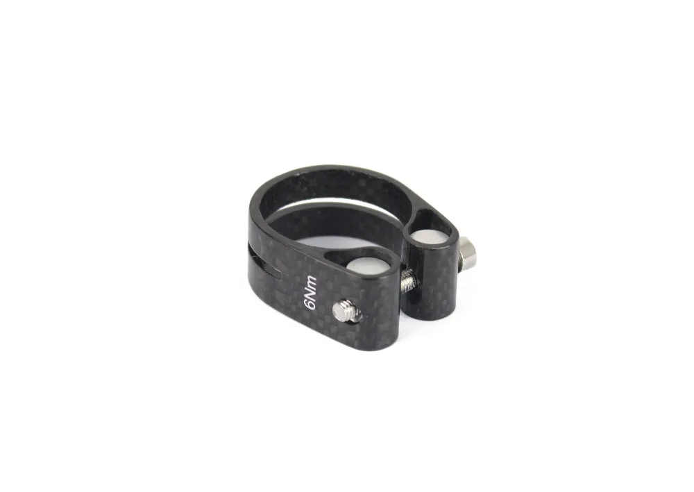 

Miracle Bike super light seat post clamp High Quality Clamp for 31.8mm/34.9mm bike Seat Post Clamp 3K Carbon Fiber Glossy