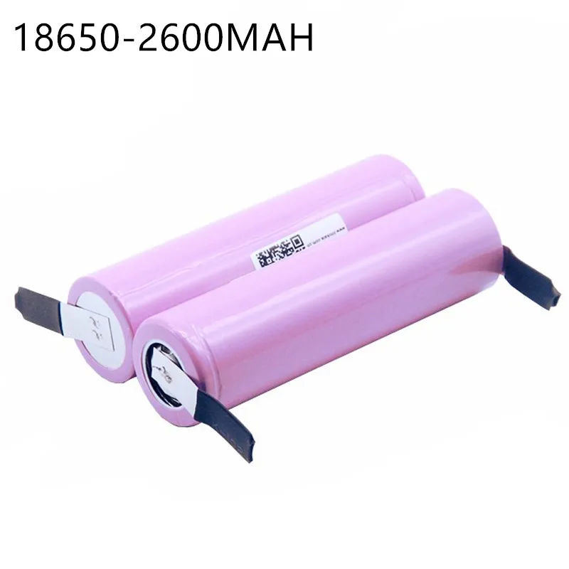 LiitoKala для ICR1865026FM 18650 2600 mah 3,6 V мобильный аккумулятор питания, фонарик, аудио батарея+ DIY никелевый лист