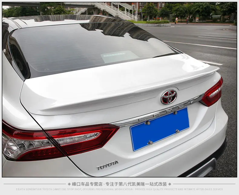 ABS краска заднее крыло багажника спойлер для 18 19 Toyota NEW Camry по EMS