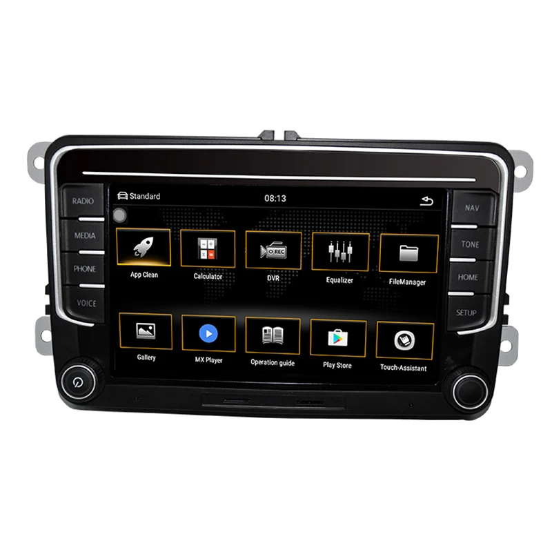 Мультимедийная система для авто android 8 1 2 ГБ/32 ГБ аудиосистема VW Passat CC/golf6/GTI