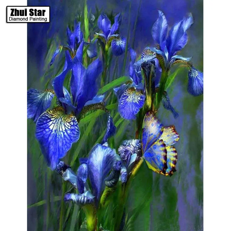 

Full Drill Square Diamond 5D DIY Diamond Painting"beautiful flower"Diamond Embroidery Cross Stitch Rhinestone Mosaic Painting