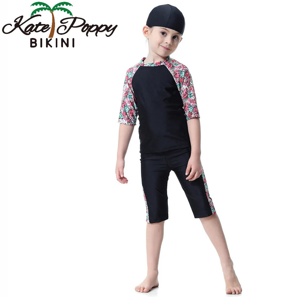 1 комплект из 3 предметов купальный костюм Burkini для девочек мусульманский в