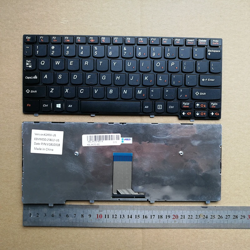 США новая клавиатура для ноутбука lenovo K2450 K2450A K2450H K2450-4500U английский черный |
