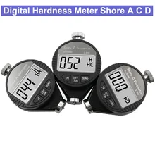 Цифровой дюрометр твердости на суше, Цифровой Твердомер, Измеритель Твердости на суше 0-100 A/C/D для пластика, кожи, резины, мульти-смолы