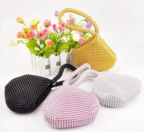 

BEAU Cute women change bags Beaded Pouch small coin bags girls