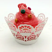 100 шт./компл. украшения торта жемчужные бумажные обертки полые по краю торта прессформы свадебные аксессуары для дня рождения 6Z