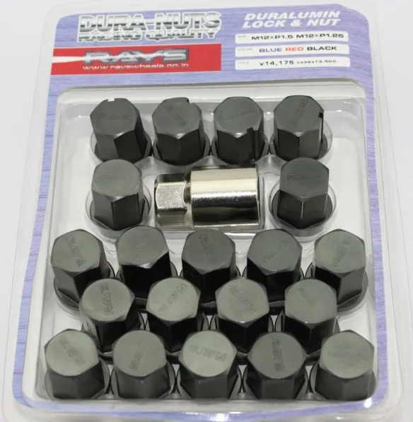 VOLK RAYS 35MM WHEELS LOCK LUG NUTS 12X1.25 1.25 ACORN RIM DURA