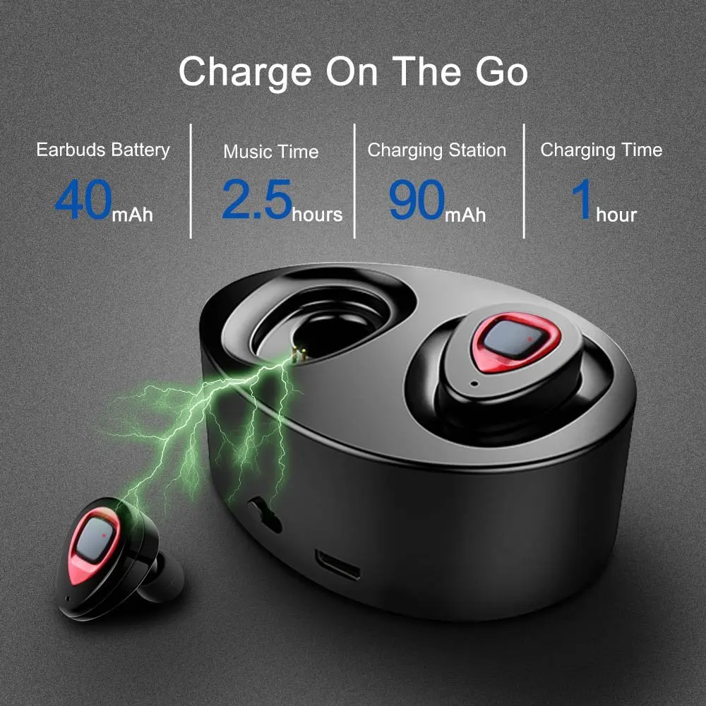 XIAOWU k2 K5 TWS Mini Twins беспроводные наушники Bluetooth 4 1 водонепроницаемые с микрофоном для