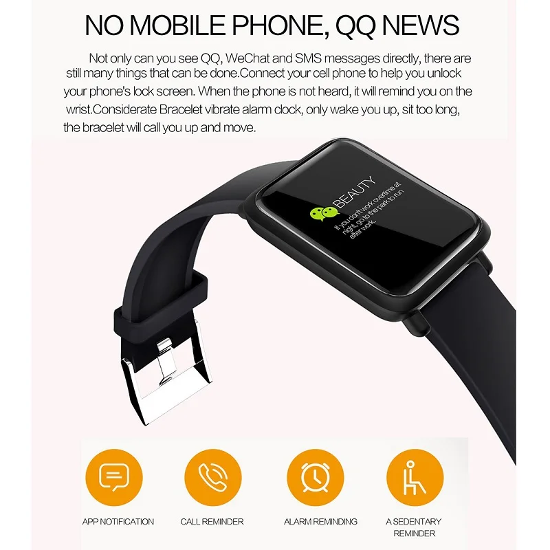 Чигу M28 Smart Watch IP68 Водонепроницаемый Для мужчин спортивные часы сердечного ритма
