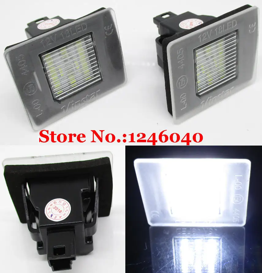 

Canbus LED License plate light number plate lamp for Benz W176 12~ W156 14~ R172 11~ X166 12~ W166 11~ Vito W447 14~