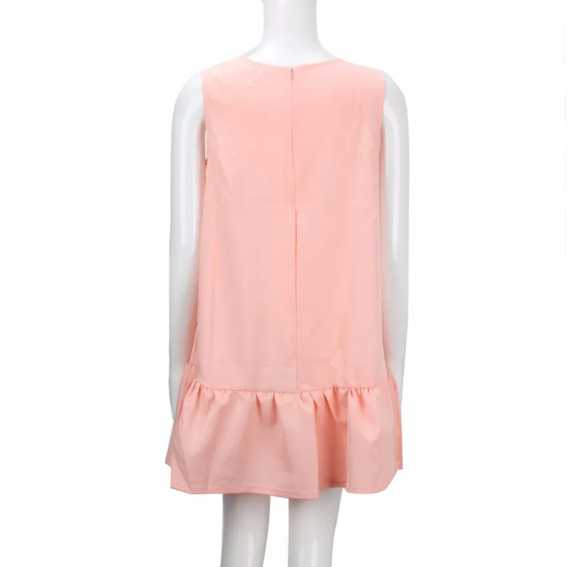 CTS 2016 Autumn Dress Fashion O-Neck Loose Women Mini Dress Ruffles Hem Casual Ladies Dresses Plus Size Womens Clothing 6 Color (16)