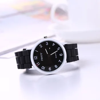 

2018 new silicone strap digital dial casual fashion exquisite precision simple ladies quartz watch
