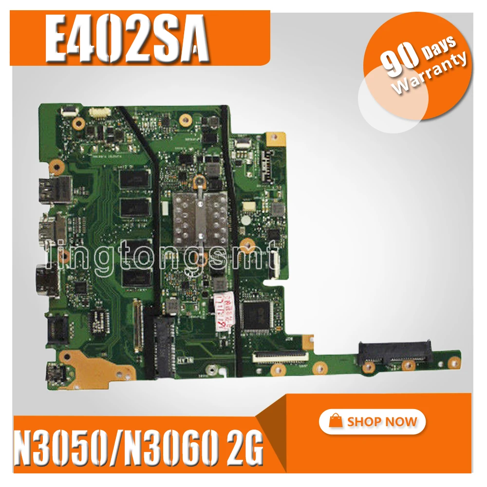 E402SA E502SA 2GB RAM N3050 N3060 CPU mainboard For Asus E402S E502S Laptop motherboard Tested Working | Компьютеры и офис